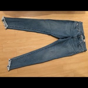 Adriano Goldschmied frayed ankle jean
